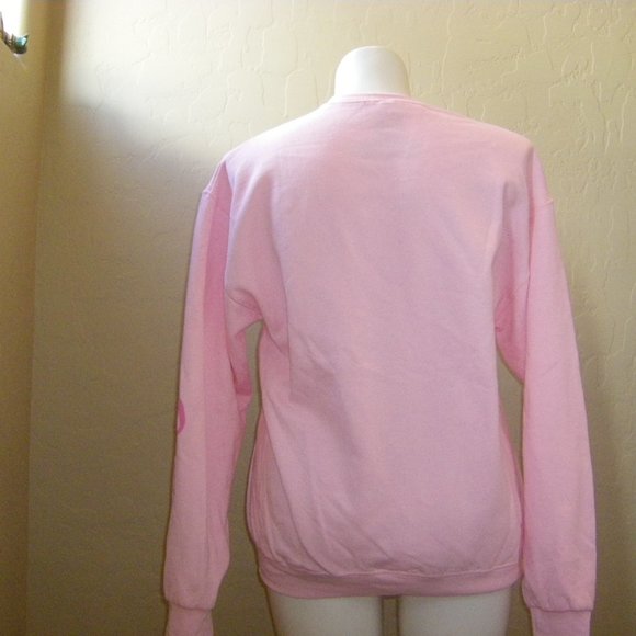 Barbie Sweatshirt Pink Barbie Logo & Barbie Corvette Women's Sizes NWT - Picture 9 of 15